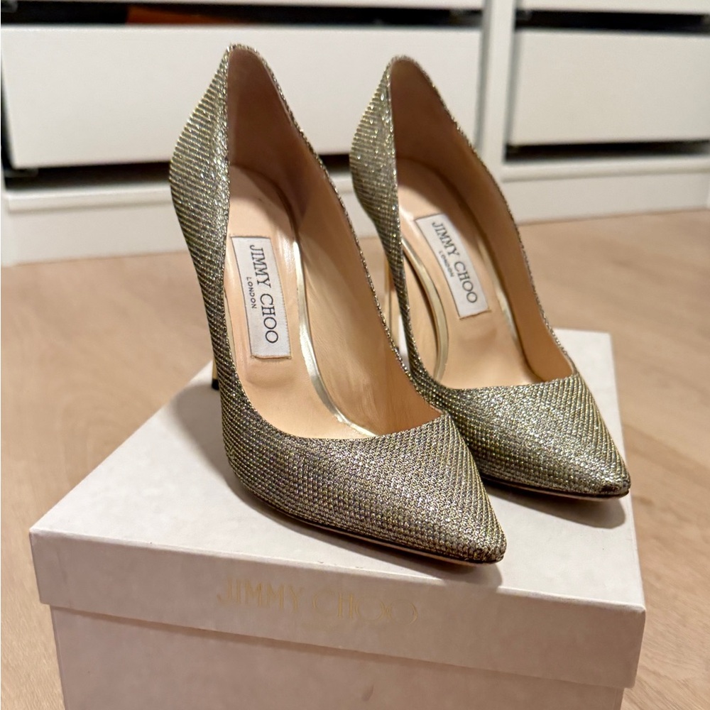 Jimmy Choo Romy100 Light Bronze 37.5